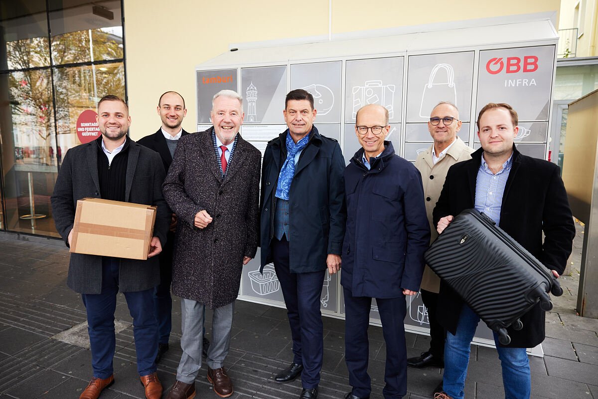 Neue, innovative Schließfachsysteme am Hauptbahnhof Wiener Neustadt