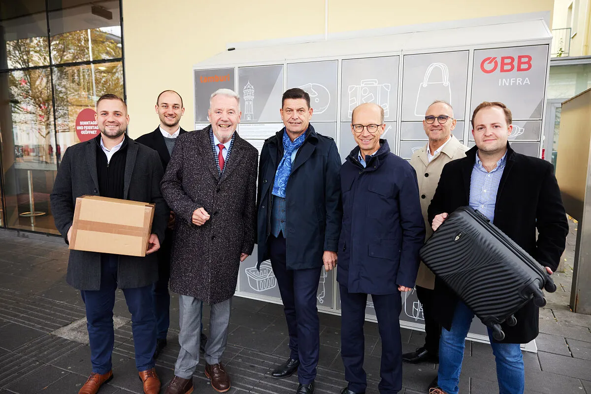 Neue, innovative Schließfachsysteme am Hauptbahnhof Wiener Neustadt