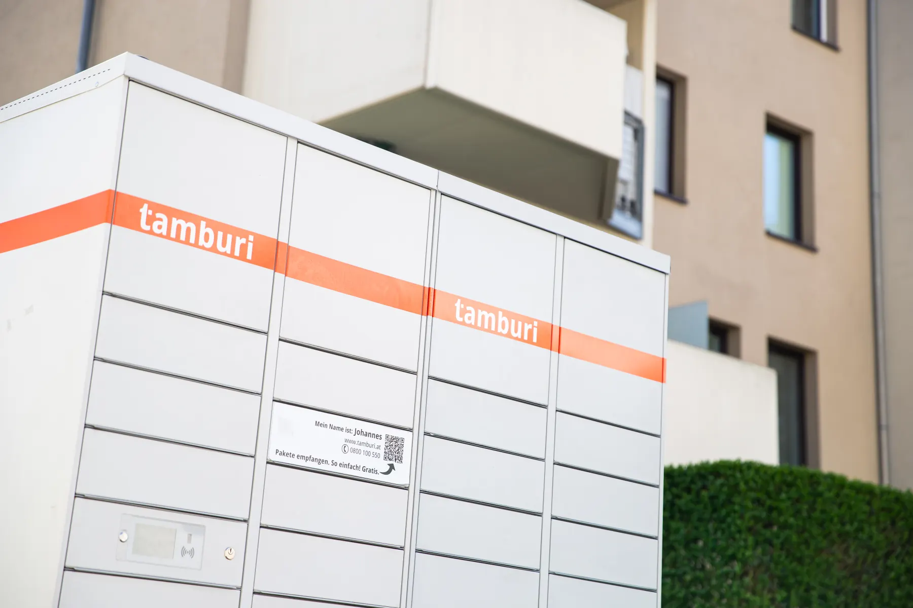 Markteintritt Deutschland NRW - Nahaufnahme Paketkasten