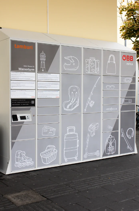 Neue, innovative Schließfachsysteme am Hauptbahnhof Wiener Neustadt